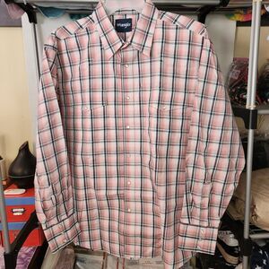 Wrangler Western Long Sleeve Shirt No Tags Pearl Snaps
